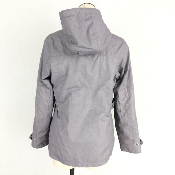 Free Country Women's Size Small Light Grey Reversible Full Zip Hooded Jacket - Picture 3 of 14